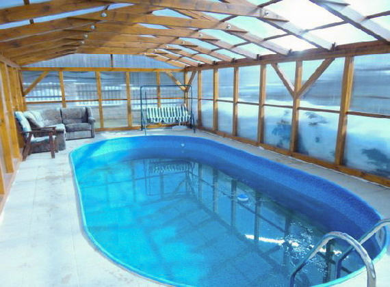 Chaty a chalupy s bazénem Vysočina - chalupa s vnitřním bazénem v Zubří na Vysočině
